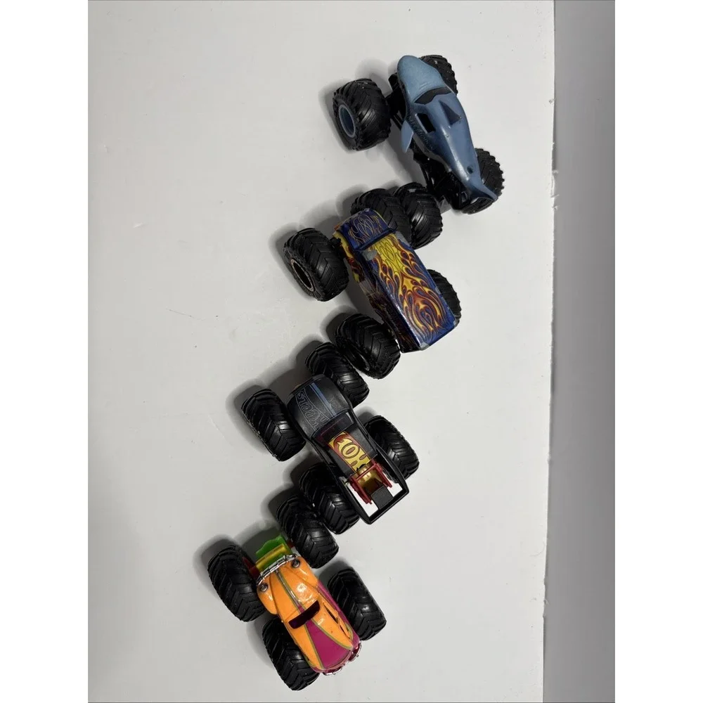 Hot Wheels Monster Trucks Lot Of 4